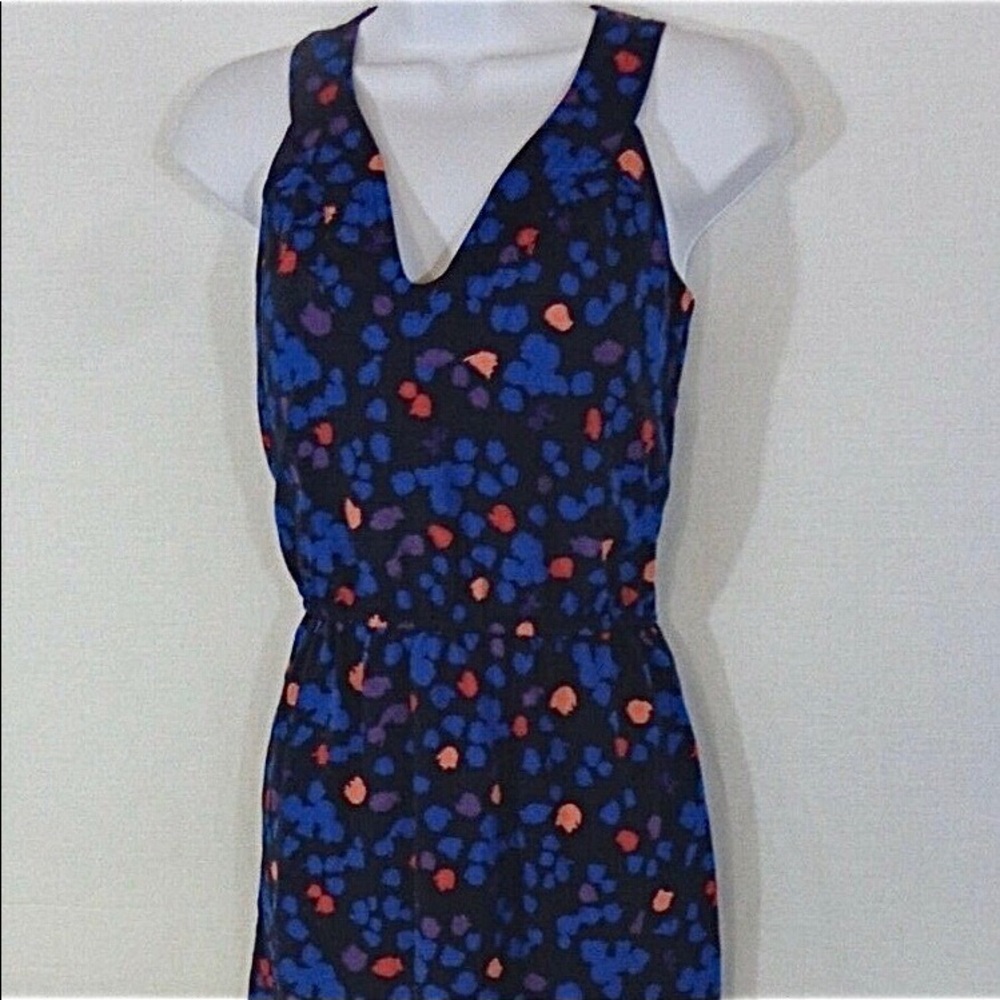 Ann Taylor LOFT Dress sz 6 Black multi color Dress